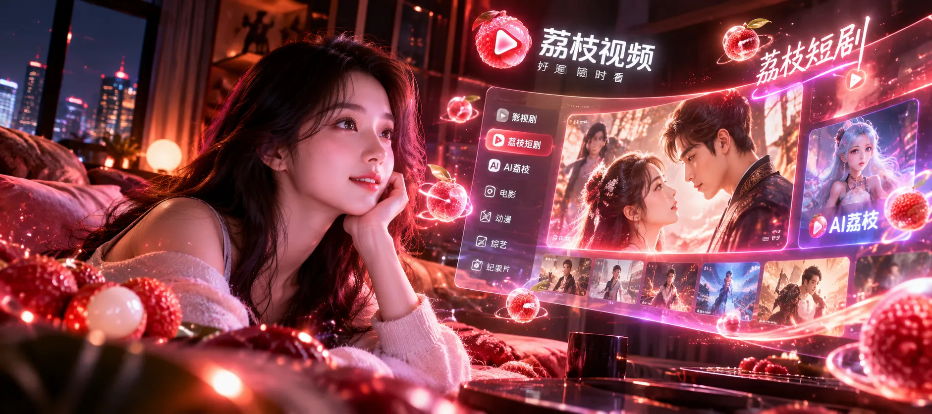 融合光影层次的影视创意主题画面